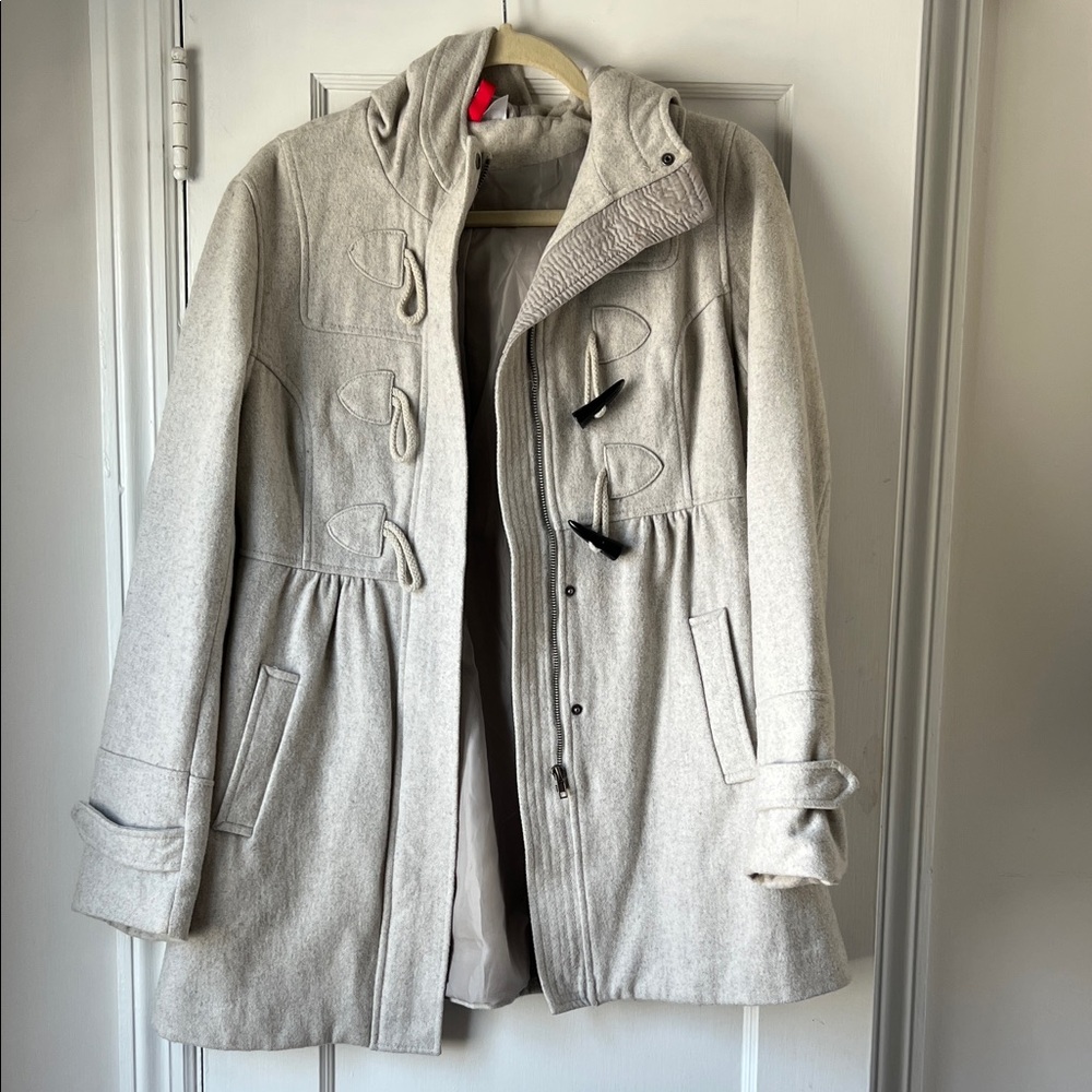 Women's Gray Toggle Coat